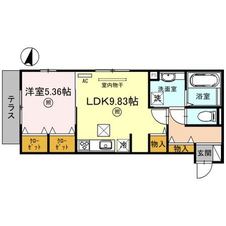 ベルコート川崎の物件間取画像